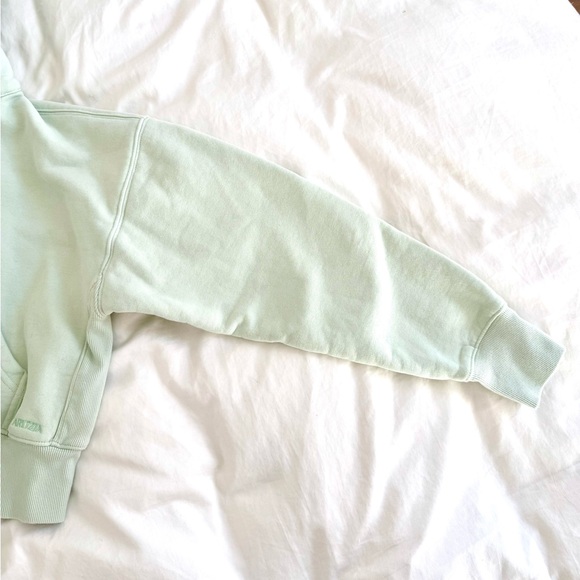 Aritzia Cozy Fleece Boyfriend Boxy Zip Hoodie – Mint Green (XS) - Picture 7 of 9